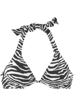 Clearance Venice Beach Bugel-Bikini-Top"Fjella" Schwarz-Weis