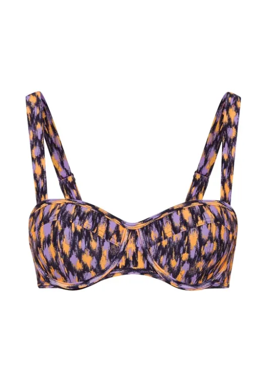 Sale LSCN by LASCANA Bugel-Bikini-Top"Lavista" Schwarz Bedruckt