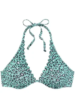 Sale LASCANA Bugel-Bikini-Top"Mae" Mint-Bedruckt