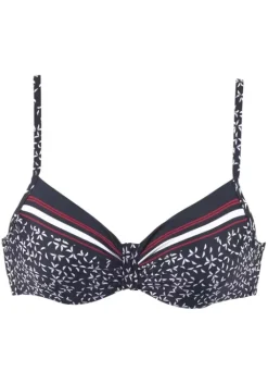 Best LASCANA Bugel-Bikini-Top"Minimal" Marine-Bedruckt