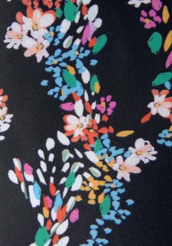 Online petite fleur Bugel-Tankini Schwarz-Bedruckt