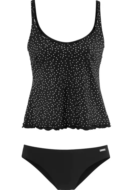 New LASCANA Bugel-Tankini Schwarz-Weis