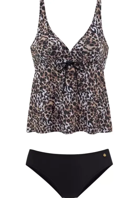 Outlet LASCANA Bugel-Tankini"Raubi" Braun-Bedruckt