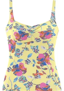 Sunseeker Bugel-Tankini-Top"Jam" Gelb-Bunt
