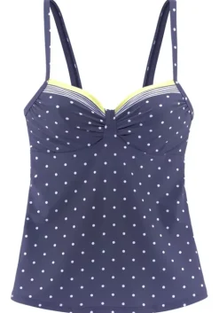 Sale LASCANA Bugel-Tankini-Top"Monri" Blau-Gelb-Bedruckt