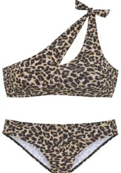 Bruno Banani Bustier-Bikini"Bomba" Braun-Bedruckt