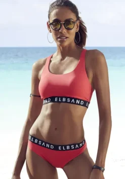 New Elbsand Bustier-Bikini"Edith" Rot