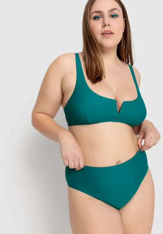 New LSCN by LASCANA Bustier-Bikini-Top"Gina" Dunkelturkis