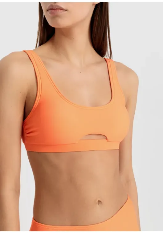 Clearance LSCN by LASCANA Bustier-Bikini-Top"Gina" Neon Orange