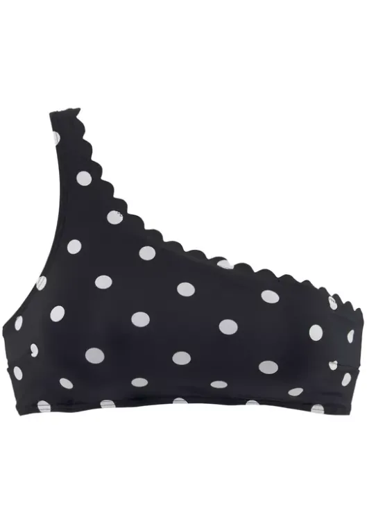 Hot LASCANA Bustier-Bikini-Top"Jada" Schwarz-Weis