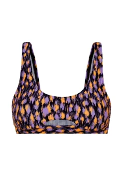 LSCN by LASCANA Bustier-Bikini-Top"Lavista" Schwarz Bedruckt