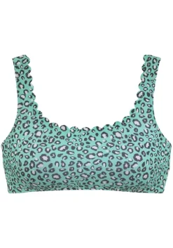 Online LASCANA Bustier-Bikini-Top"Mae" Mint-Bedruckt