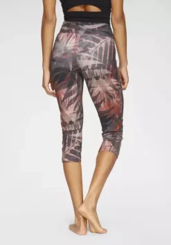 Online LASCANA ACTIVE Caprileggings"Tropical" Gemustert-Braun