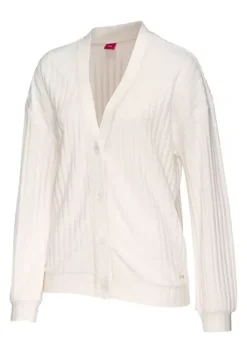 Online s.Oliver Cardigan Hellbeige