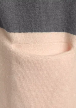Outlet Vivance Cardigan Rosa-Grau-Apricot