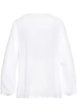 Outlet Vivance Crinklebluse Weis