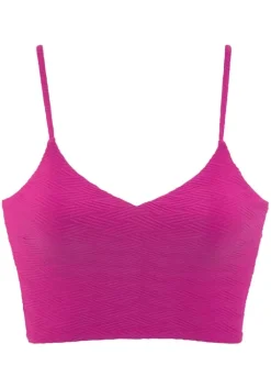 Sunseeker Crop-Bikini-Top"Loretta" Pink