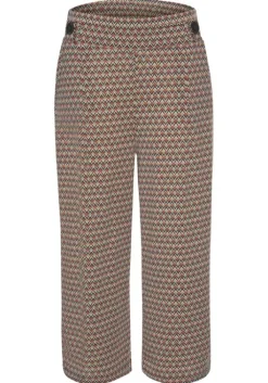 Hot Buffalo Culotte Sand-Rostrot-Bedruckt