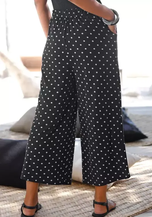 Hot LASCANA Culotte Schwarz-Weis-Gepunktet