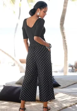 Hot LASCANA Culotte Schwarz-Weis-Gepunktet