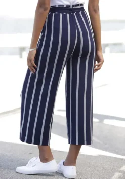 LASCANA Culotte Marine-Weis-Gestreift