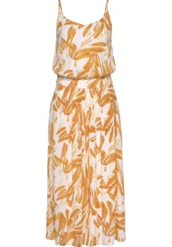 Discount s.Oliver Culotte-Overall Orange-Creme-Bedruckt