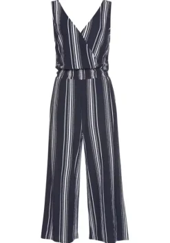 LASCANA Culotte-Overall Marine-Weis-Gestreift