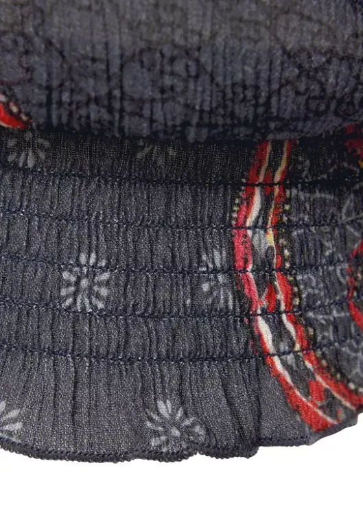 Online LASCANA Druckbluse Blau-Rot-Bedruckt
