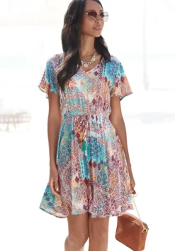 Hot Druckkleid Strandkleider