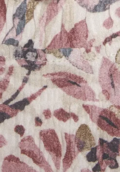 Sale Vivance Druckkleid Creme-Mauve Bedruckt