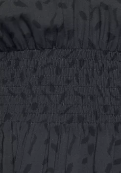 Outlet LASCANA Druckkleid Anthrazit-Schwarz-Bedruckt
