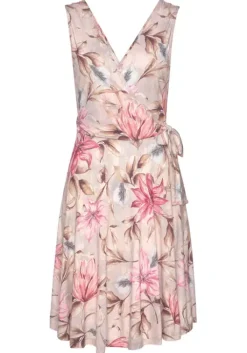 s.Oliver Druckkleid Rosa-Bedruckt