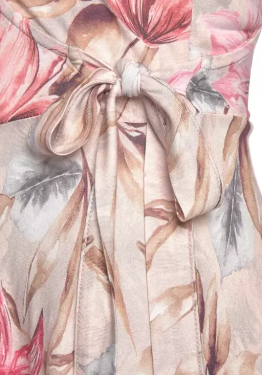 s.Oliver Druckkleid Rosa-Bedruckt