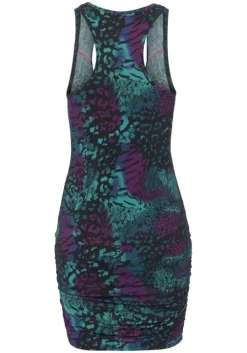 Sale LASCANA Druckkleid Lila-Turkis Bedruckt