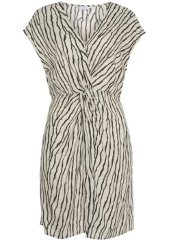 Discount LASCANA Druckkleid Creme-Schwarz