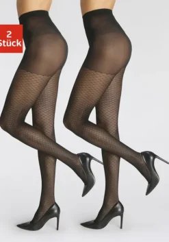 Discount LASCANA Feinstrumpfhose Schwarz
