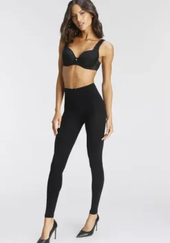 Discount LASCANA Feinstrumpfleggings Schwarz
