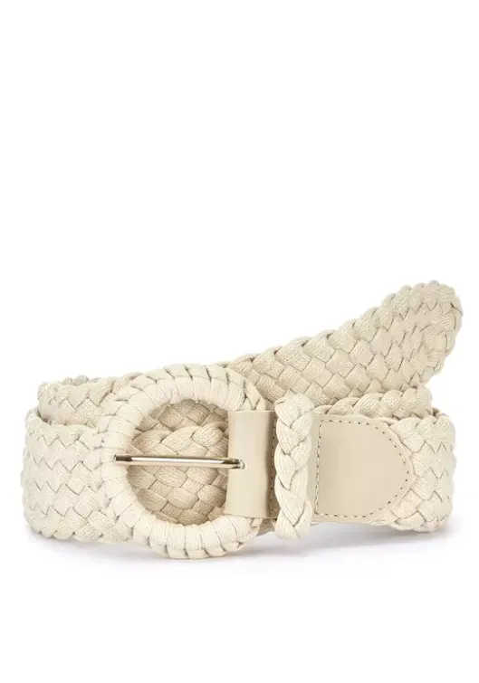 Discount LASCANA Flechtgurtel Beige