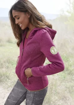 Hot LASCANA ACTIVE Fleecejacke Beere