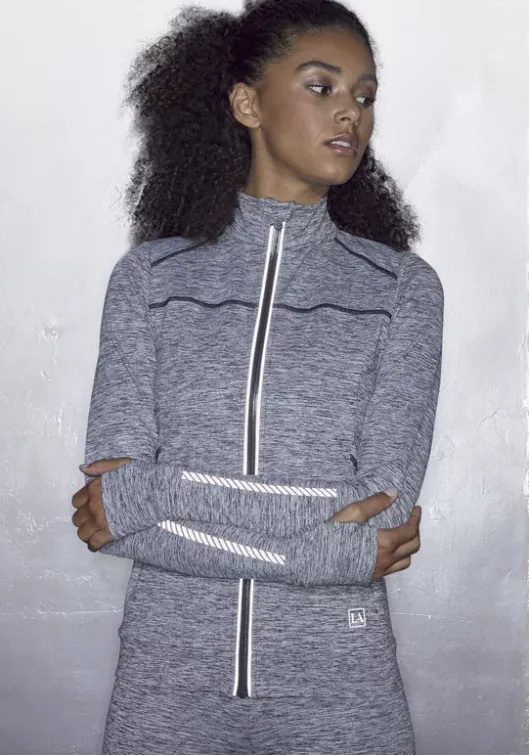 Clearance LASCANA ACTIVE Funktionsjacke Anthrazit-Meliert