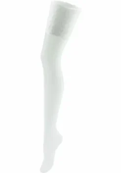 Sale Vivance Halterlose Feinstrumpfe Schwarz, Weis