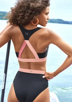 Discount LASCANA ACTIVE Highwaist-Bikini-Hose"Janni" Schwarz