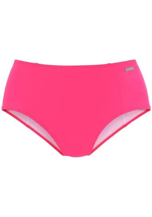 Hot Venice Beach Highwaist-Bikini-Hose"Planet" Koralle