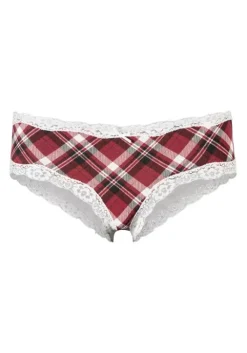 Outlet LASCANA Hipster Rot-Grun-Kariert