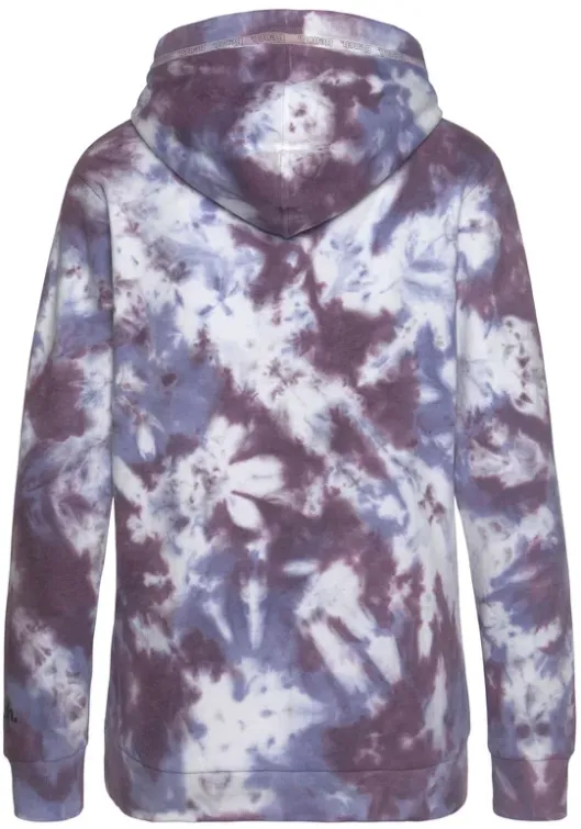 Outlet Bench. Hoodie Gebatikt-Beere