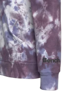 Outlet Bench. Hoodie Gebatikt-Beere