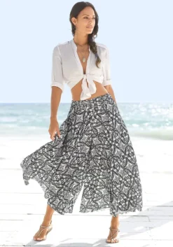 Discount LASCANA Hosenrock Marine-Creme