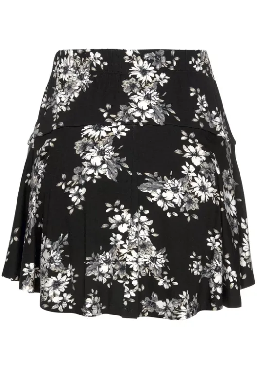 Online LASCANA Hosenrock Schwarz-Creme-Bedruckt