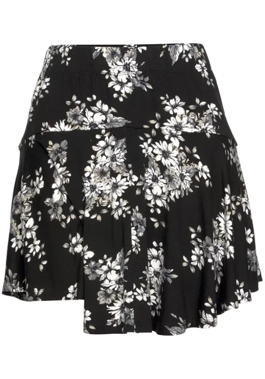 Online LASCANA Hosenrock Schwarz-Creme-Bedruckt
