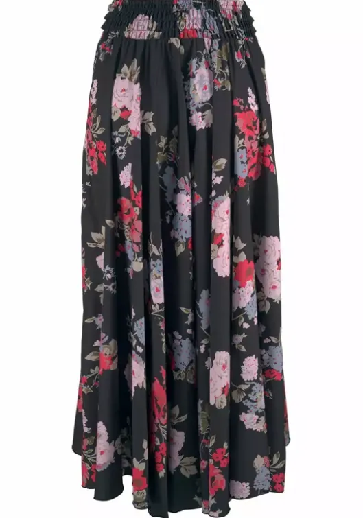 Clearance LASCANA Hosenrock Schwarz-Bedruckt